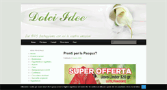 Desktop Screenshot of dolci-idee.com