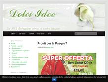 Tablet Screenshot of dolci-idee.com